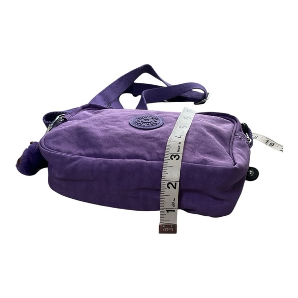 Kipling Purple Small Crossbody Bag Double Zip w Adjustable Strap HB6382 - Picture 8 of 8